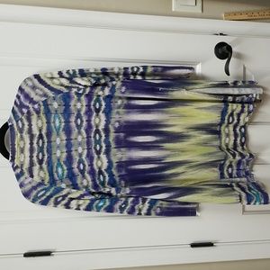 Chico's open front long sleeved duster